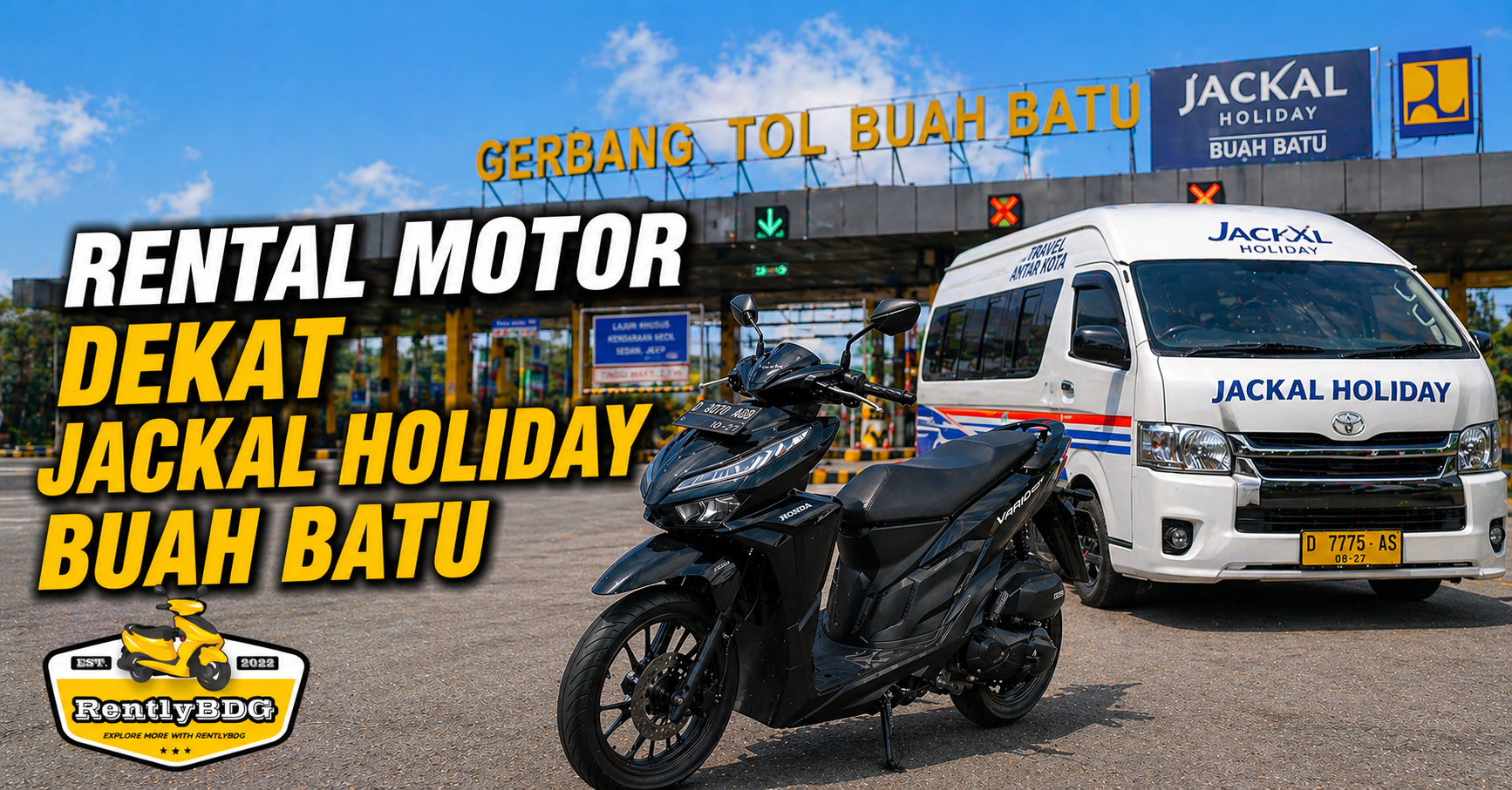 rental motor dekat jackal holiday buah batu 24 jam