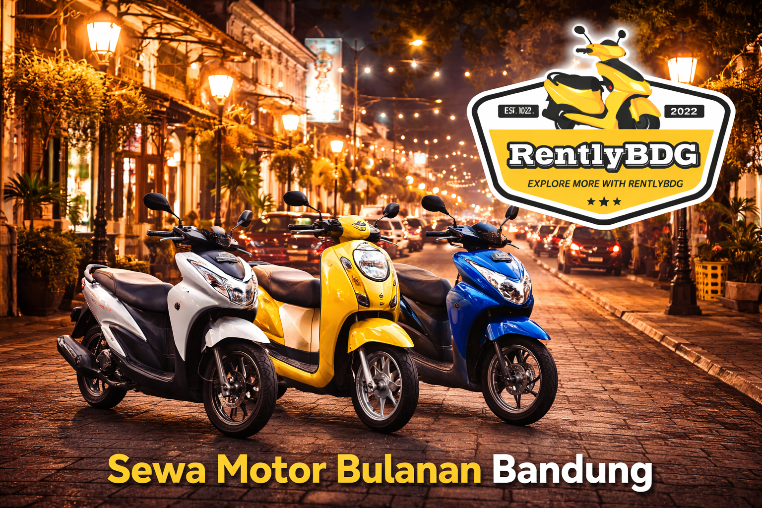 sewa motor bulanan bandung