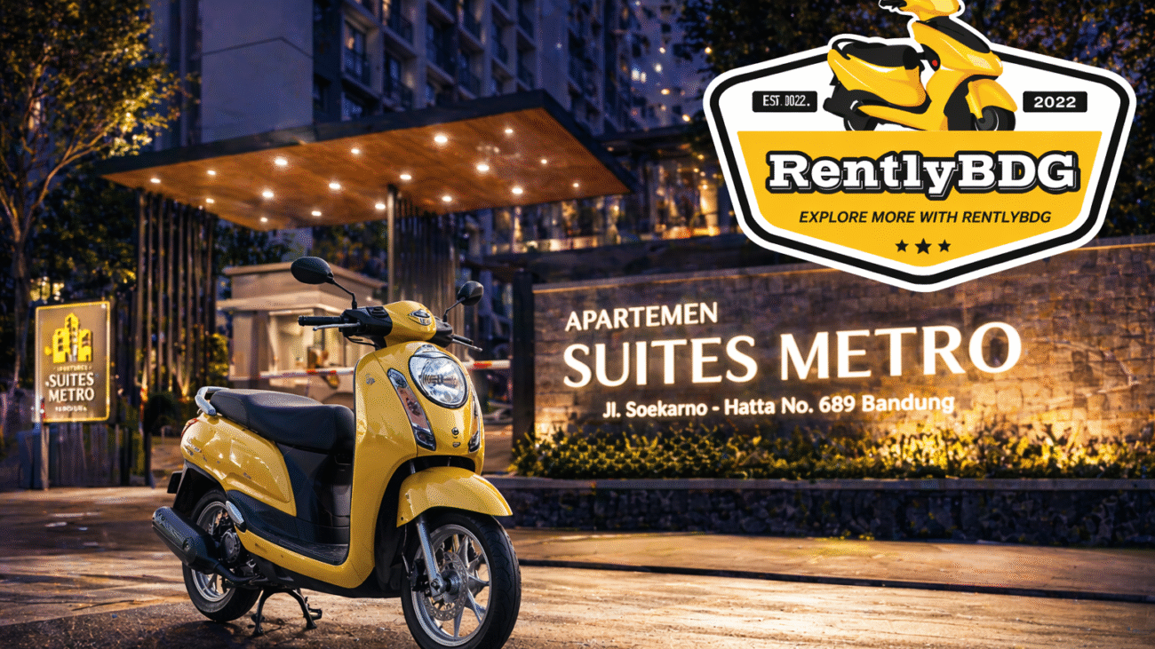 rental motor dekat apartemen suites metro 24 jam