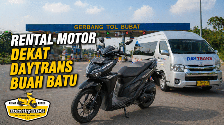 rental motor dekat daytrans buah batu 24 jam