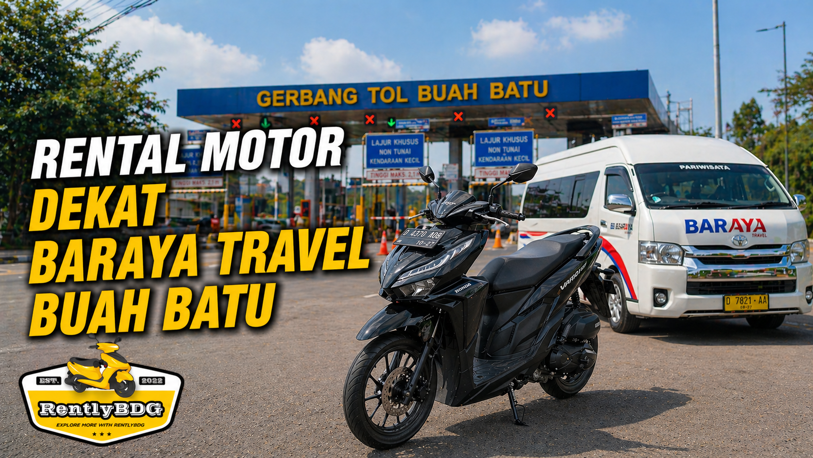 rental motor dekat Baraya Travel Buah Batu