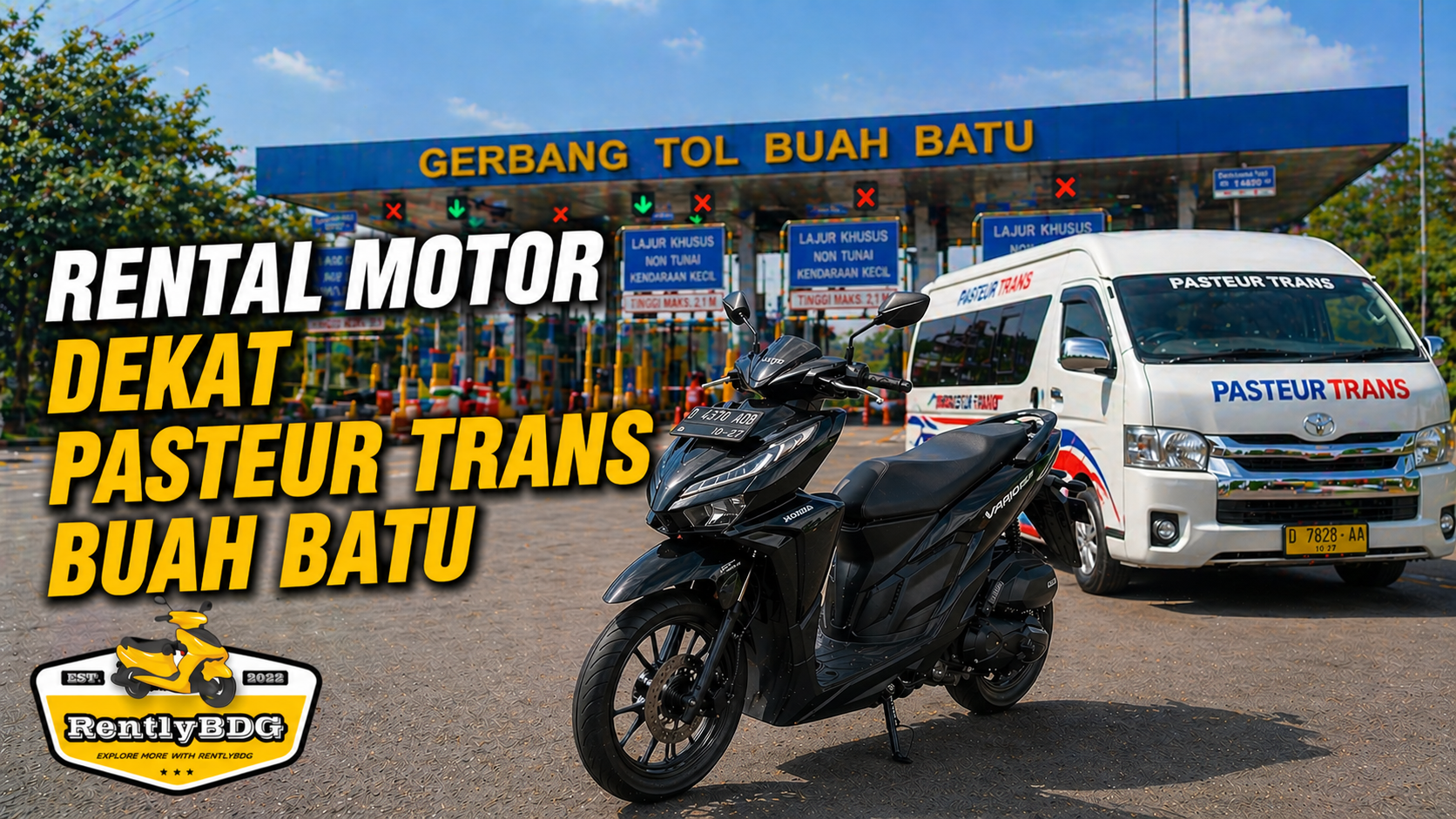 rental motor dekat pasteur trans buah batu 24 jam