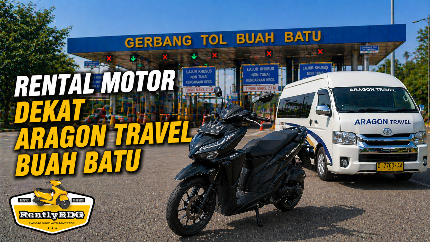 Rental Motor Dekat Aragon Travel Buah Batu 24 Jam