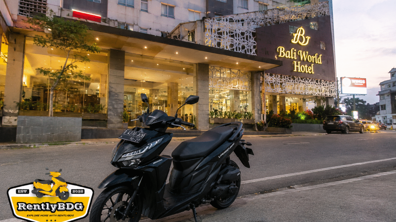 rental motor dekat bali world hotel bandung