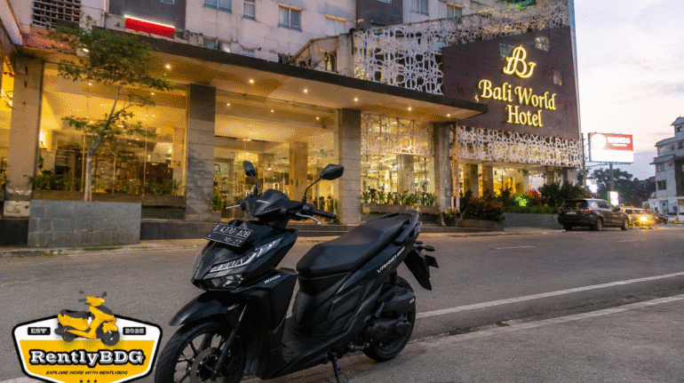 rental motor dekat bali world hotel bandung
