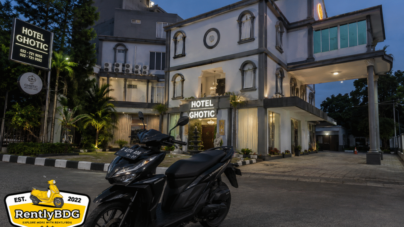 rental motor dekat gothic hotel bandung