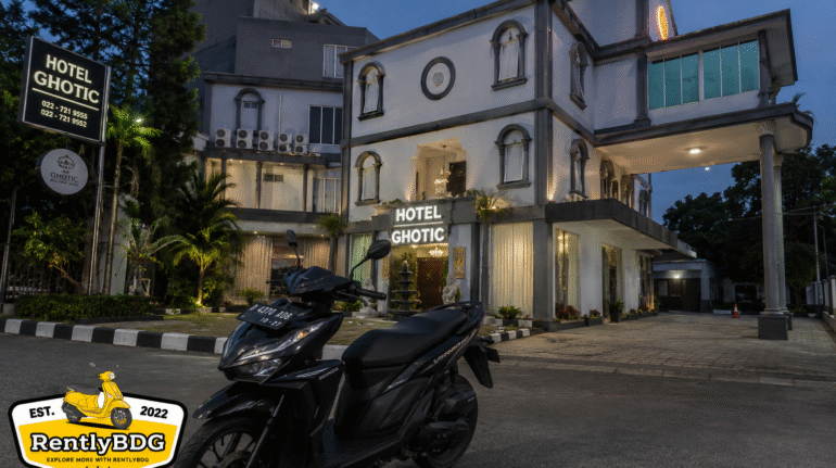 rental motor dekat gothic hotel bandung