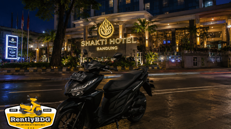 rental motor dekat shakti hotel bandung