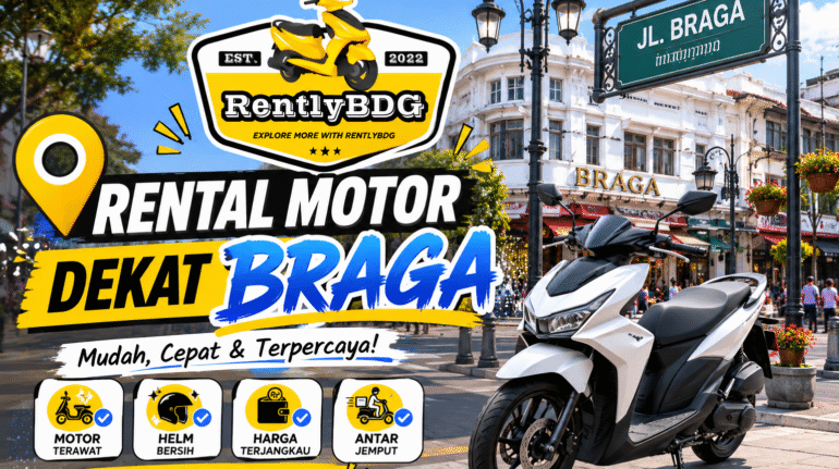 Rental Motor Dekat Braga