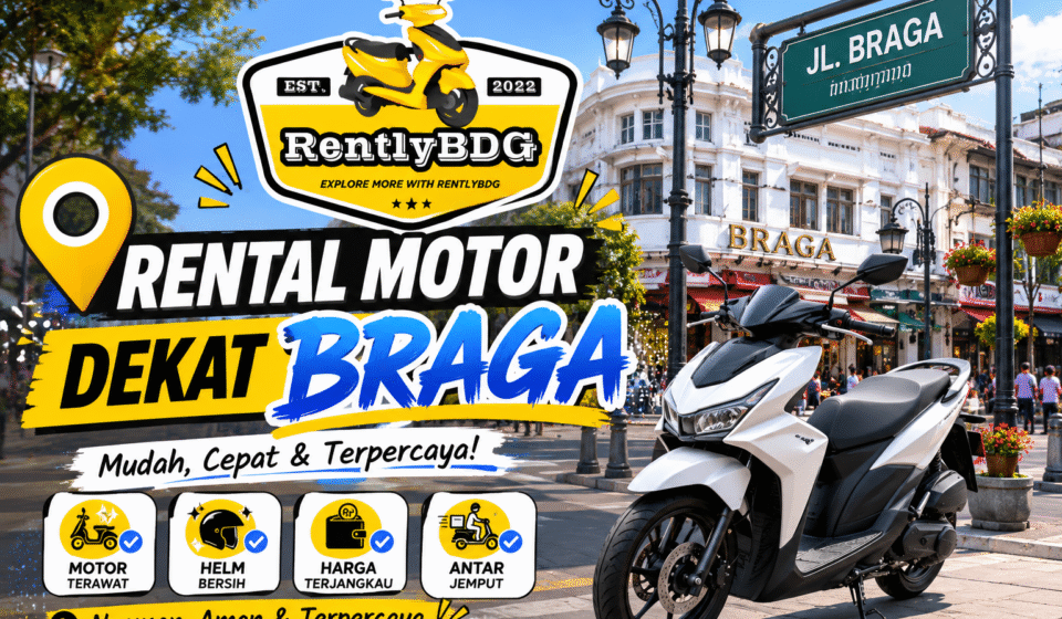 Rental Motor Dekat Braga