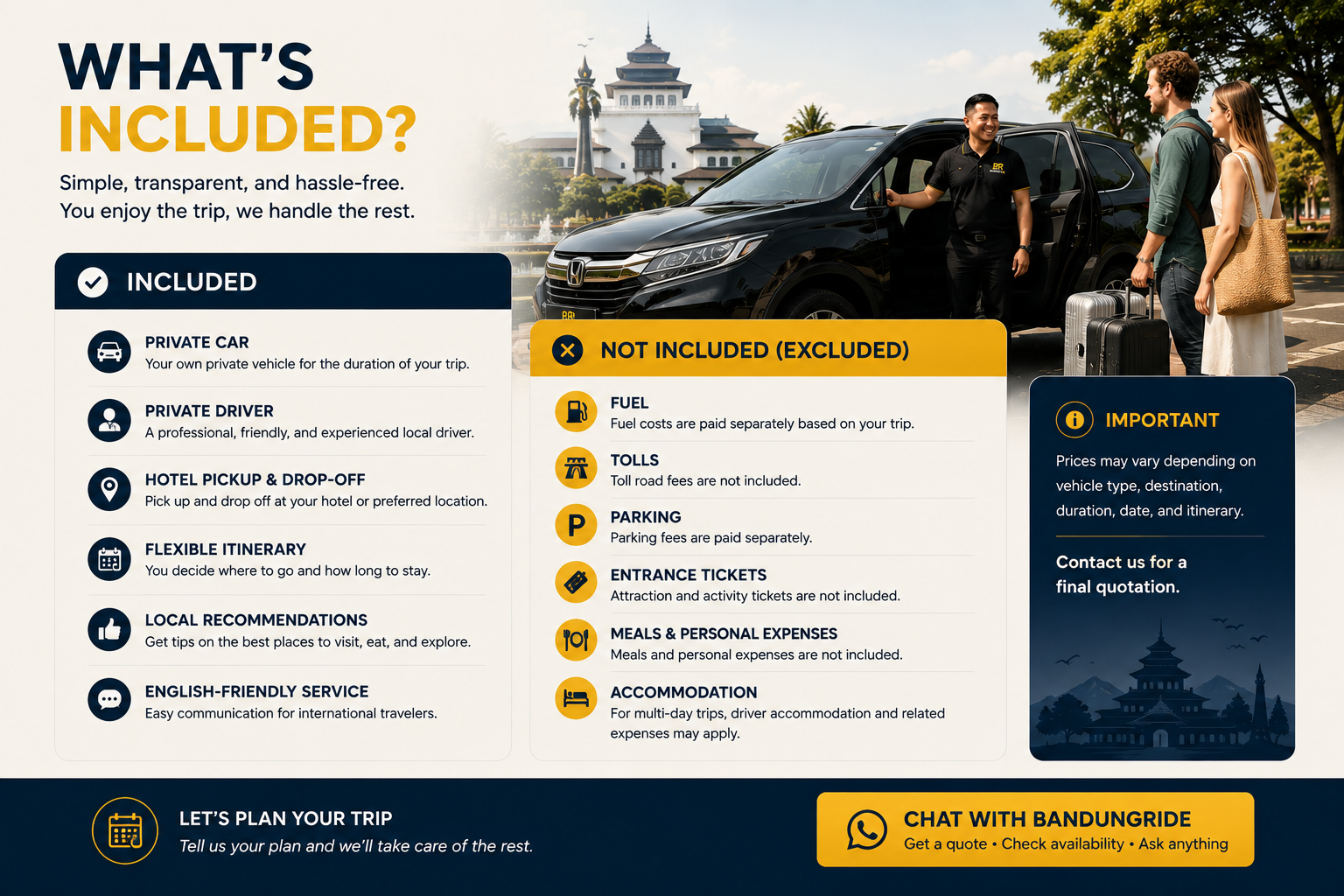 Bandung Private Tour